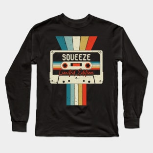 Graphic Squeeze Proud Name Cassette Tape Vintage Birthday Gifts Long Sleeve T-Shirt